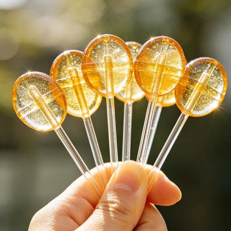 piquet transparent rayé moderne sucre gâteau décoration noël mariage fêtes piquets acrylique polyvalents plantes