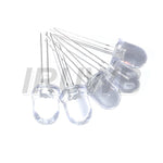 diodes led transparentes modernes 3v 20ma couleurs rouge vert bleu jaune blanc