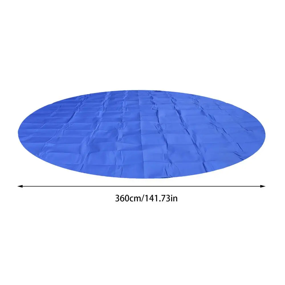 tapis sol piscine ronde bleu uni robuste étanche 2.45m 3m 3.6m 4.5m