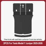 tapis sol voiture tesla model noir rayures horizontales moderne résistants lusure 10pcs sets