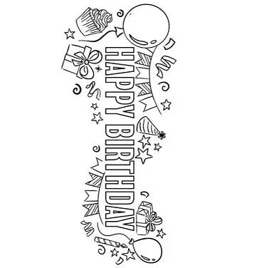 tampons transparents happy birthday fleurs animaux coeurs outils géométriques textes cartonnage anniversaire