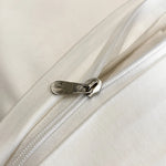 drap lit blanc bordure brodée ultra doux housses taies oreillers classique 18m 20m machine