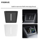 pad charge sans fil adhésif moderne noir blanc opacité lisse minimaliste