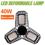lampe led garage e27 noir hexagonal smd 40w 60w 80w 100w 150w 200w