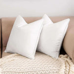 taies d'oreiller velours noir blanc simples moderne 60x60cm 45x45cm pack coussins