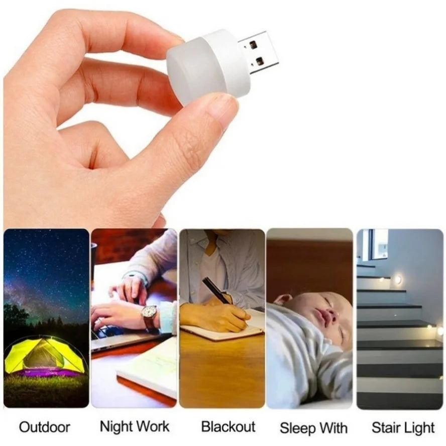lampe nuit usb 1w blanc moderne 3000k 6500k portable lecture charge book led pequeña