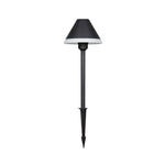 lampe led moderne noir blanc texture mat étanche jardin extérieur 12w warm light industriel