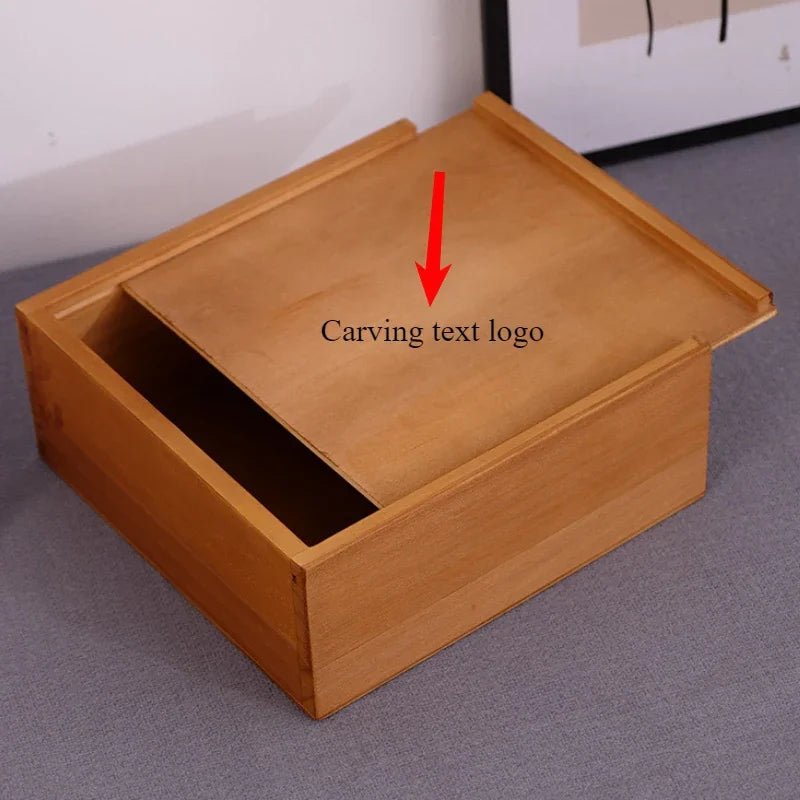 boîtes rangement bois modernes organiser cadeau écologique stockage clair sans gravure