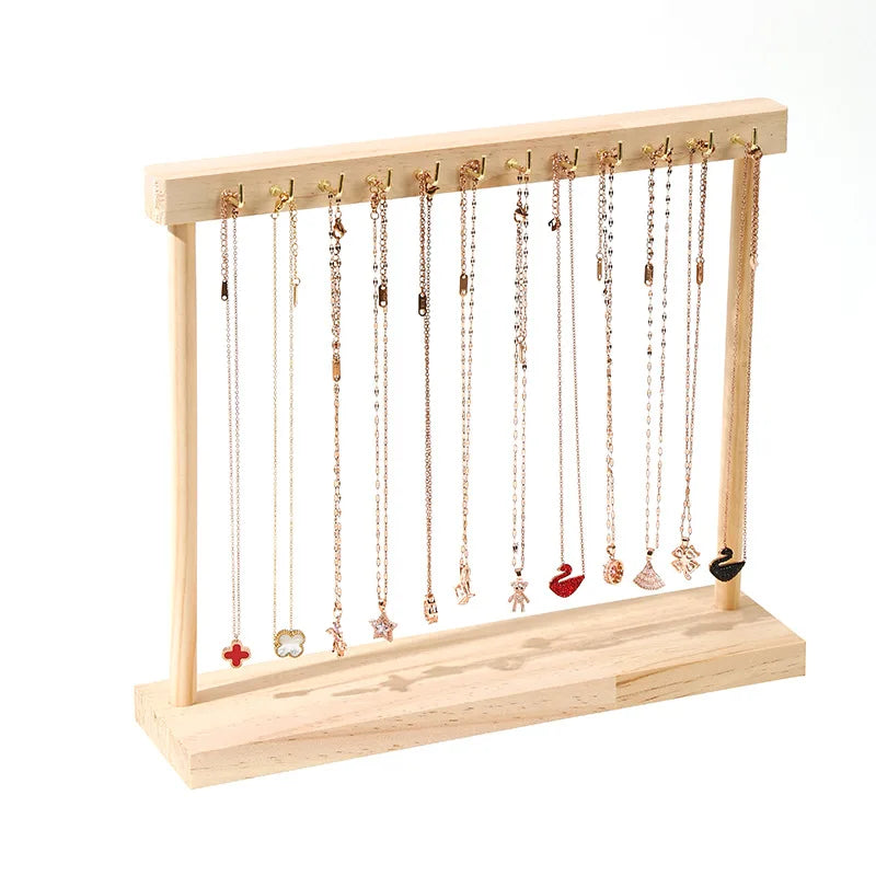 Support de colliers et bracelets en bois