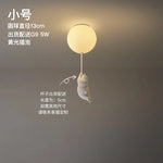 lampe suspendue ours blanc moderne boules lumineuses éclairage quotidien résine acrylique
