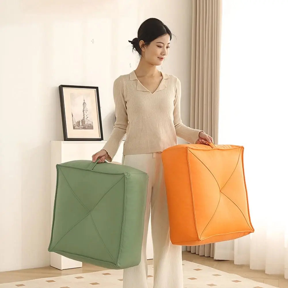 pouf carré moderne simili cuir beige orange vert mousse pe doux anti décubitus minimaliste