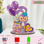puzzle diamant multicolore dessins animés décoration artisanale pleine peinture spécial enfants anniversaire festive winnie