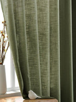 rideau vert olive texture linéaire moderne 100x120cm 100x200cm 105x230cm 130x240cm 140x260cm