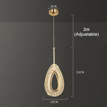 Lampe suspendue nordique or moderne translucide chambre salon éclairage décoration intérieure