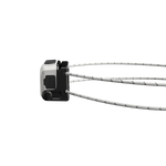 lampe frontale led rechargeable blanc noir cordon ajustable mode outdoor camping trail running