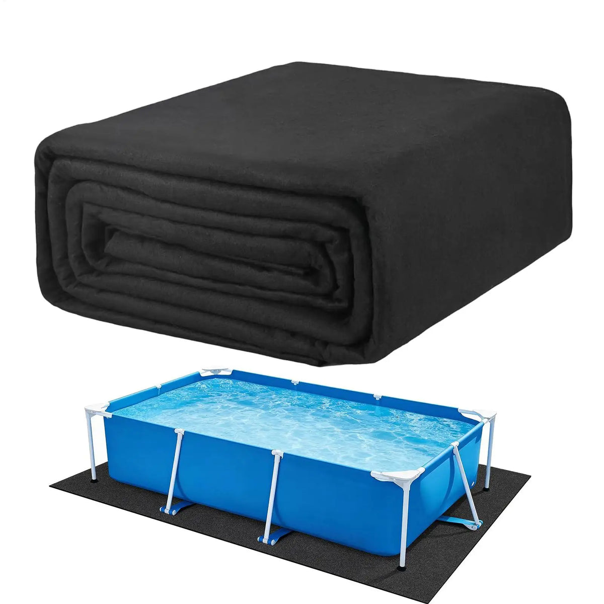 couvre piscine noir moderne adhésif protection piscine hors sol adulte résidence détente