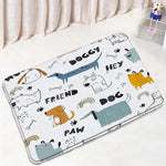 tapis toilette multicolore motifs animaux modernes adhésifs salle bain couvre siège deux sols