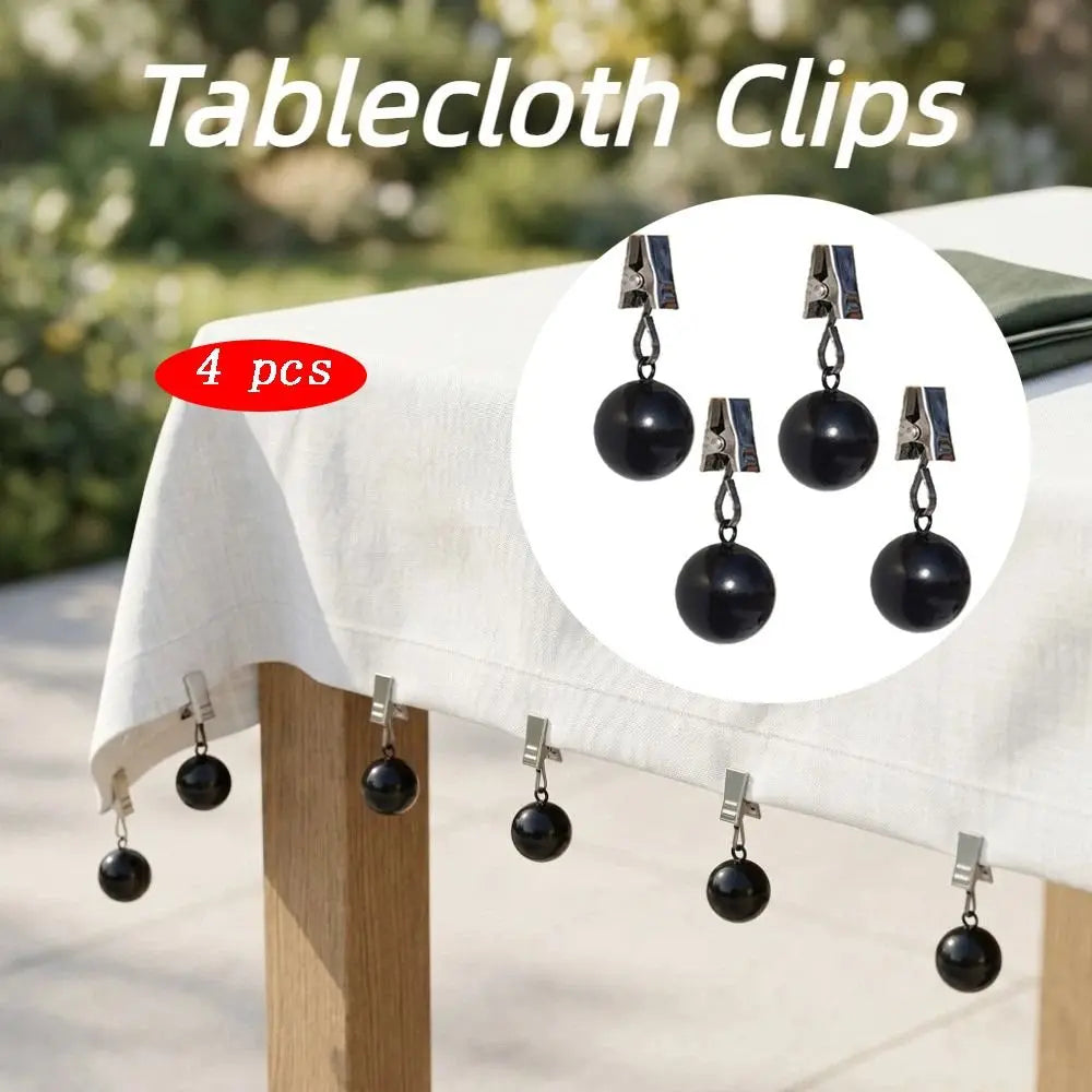 clips nappes noirs ronds brillants texturés modernes simples 5.7cm 2.2cm 6cm 2.5cm clips boule