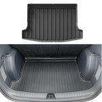 tapis sol coffre voiture noir rayures horizontales moderne imperméable tpe