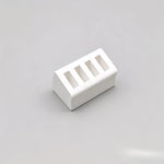 support chargeur moderne réutilisable plastique beige clair quatre fentes opaques objets divers respectueux environnement