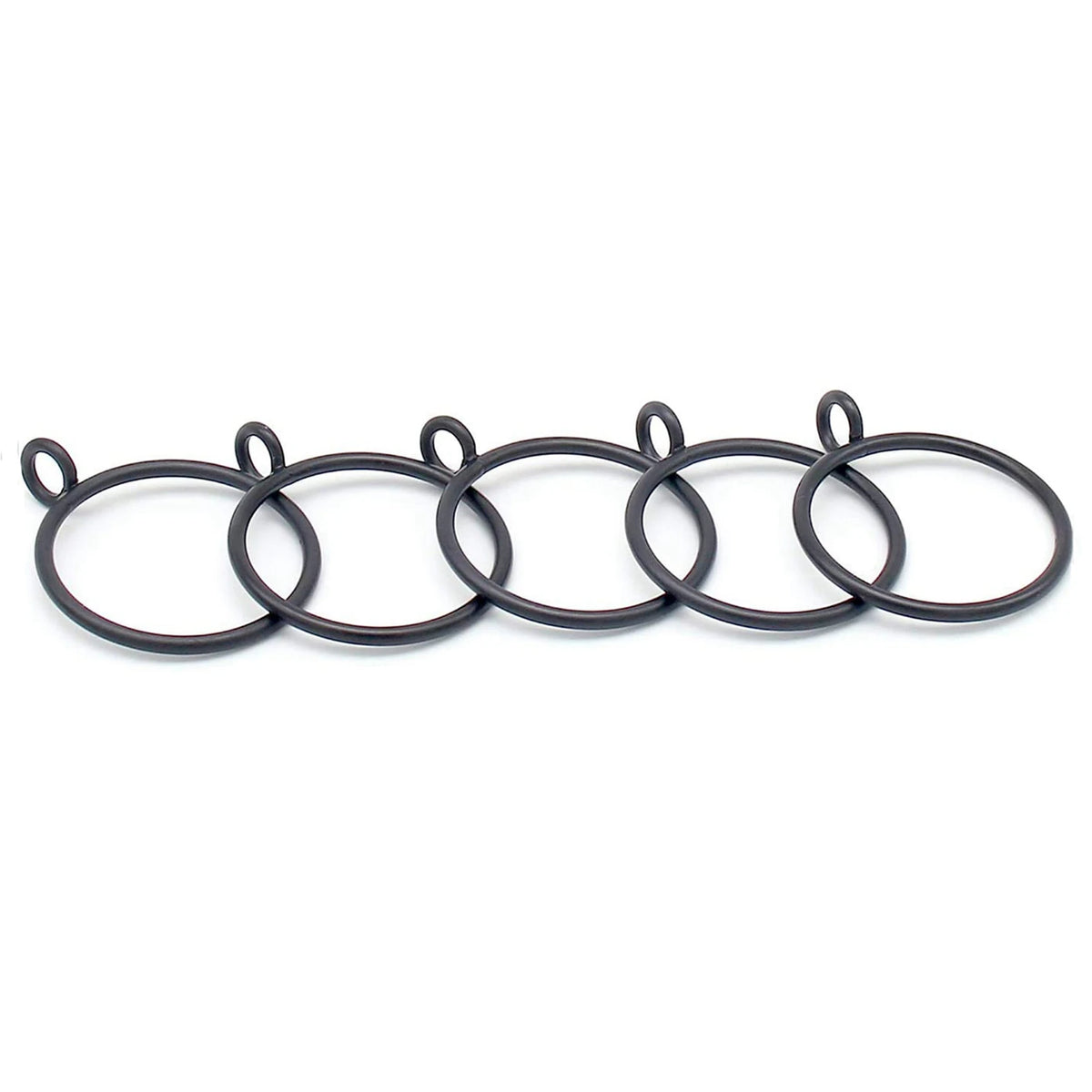 anneaux rideau noir modernes métal coton accessoire voilage suspension chambre maisonintérieur