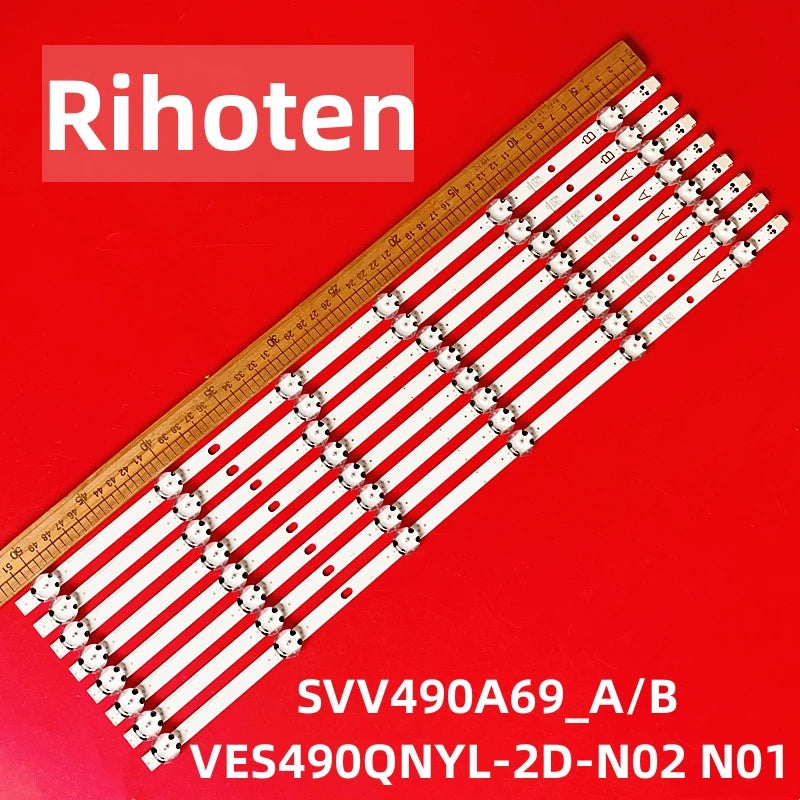 barres lumineuses led blanc argentées points ligne fond rouge industrielle technique