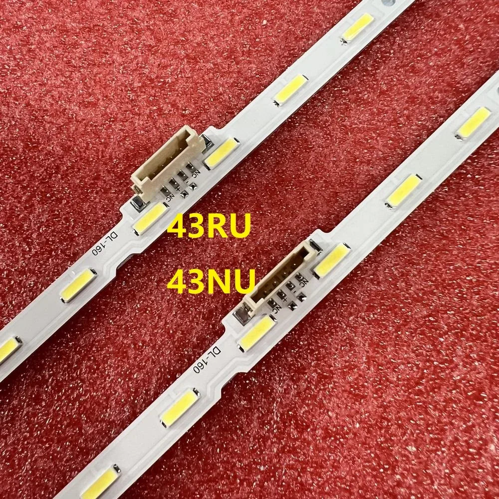 bande led blanc jaune moderne téléviseur 43ru 43nu rétro éclairage led opacité connecteurs