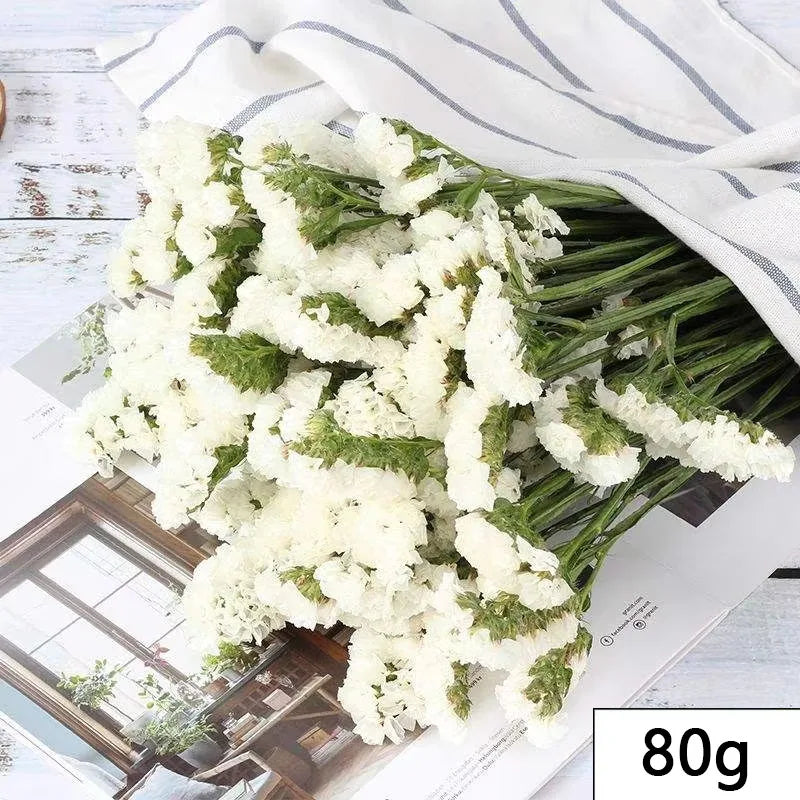 décoration intérieure bouquet fleurs séchées blanc naturel rustique anniversaire baby shower festive decor