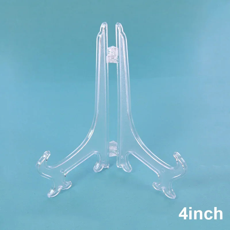 support d'affichage noir clips moderne rangement photo vaisselle transparent 5cm 7.5cm 10cm