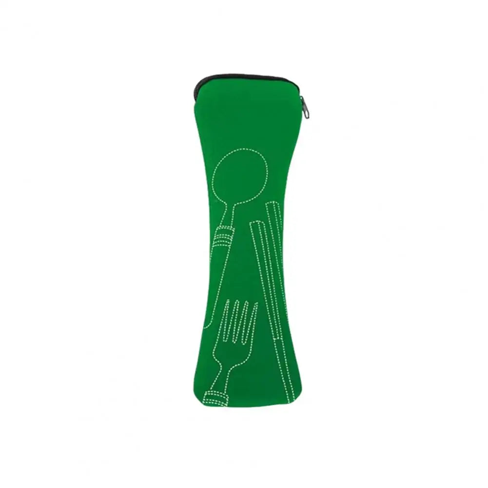 sac rangement couverts fourchettes cuillères couteaux polyestor rouge noir bleu rose vert simple moderne