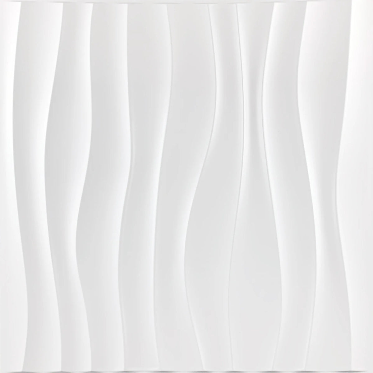décoration murale panneau 3d blanc triangles géométriques moderne imperméable résistant humidité 30x30cm