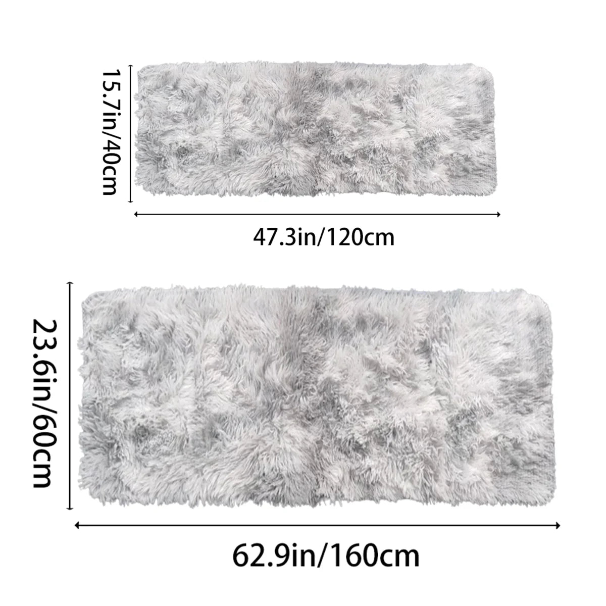 tapis gris clair poilu moderne chambre décoration intérieure bordure épaisse texture duveteuse