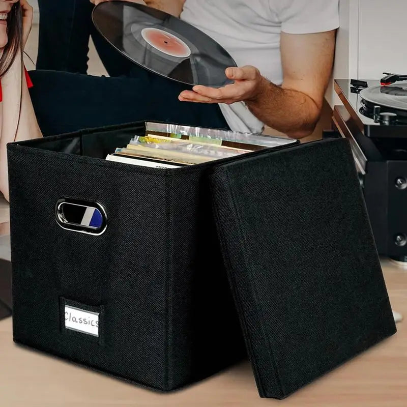 Accessoire de rangement pour collection de vinyles