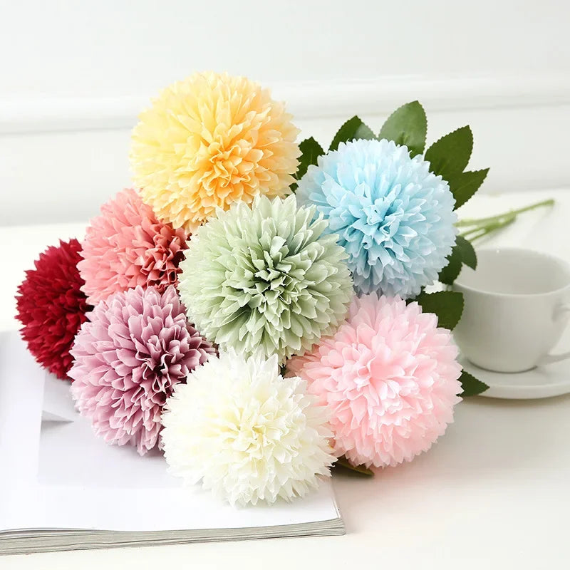 Bouquet artificiel multicolore fleurs soies décoration intérieure anniversaire mariage baby shower