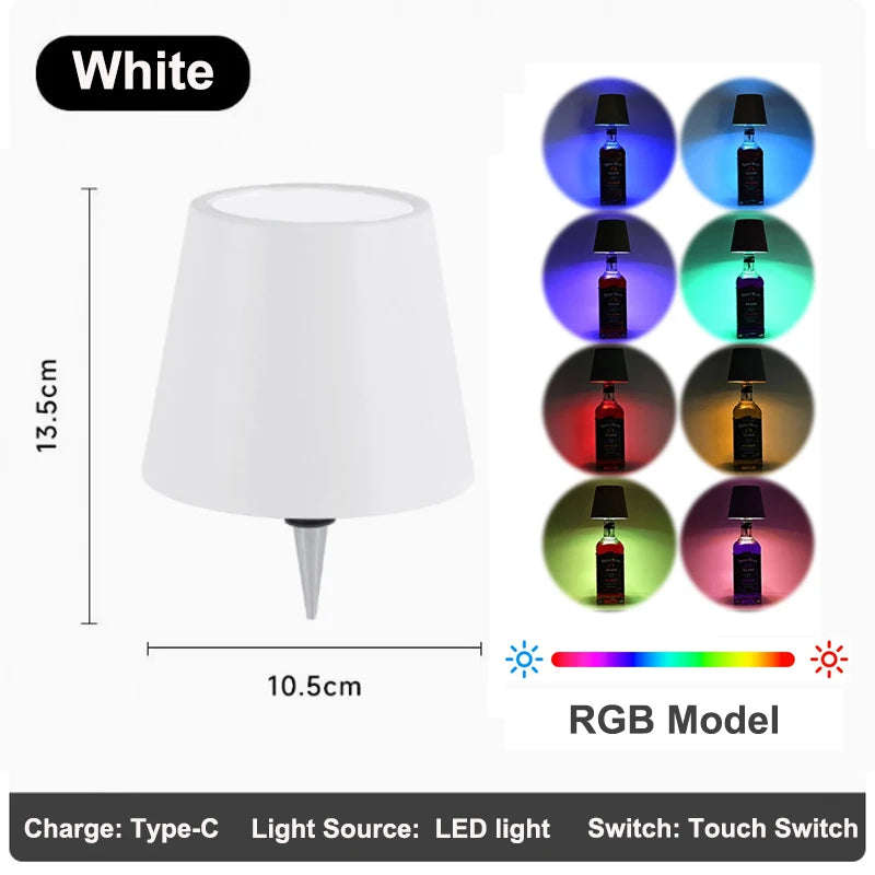 lampe table rechargeable led noir moderne base plate abatjour cable charge