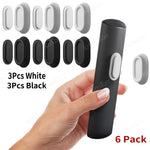 support mural magnétique télécommandes noir blanc adhésif moderne pratique ovale rond multiples