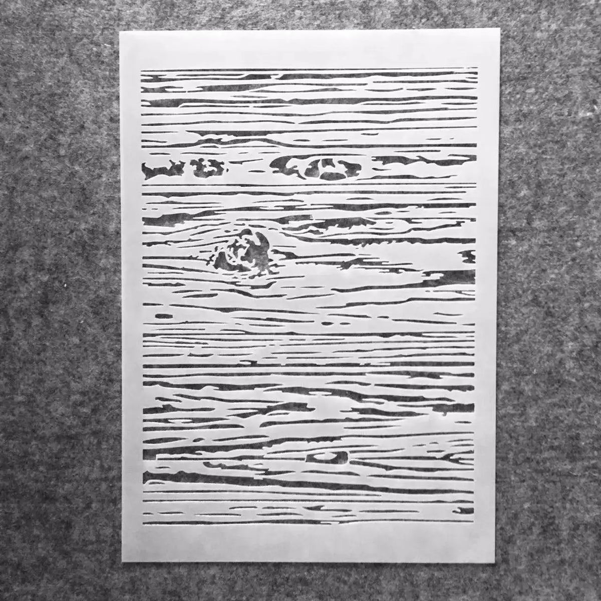 pochoirs a4 papier blanc texture bois lignes horizontales bricolage scrapbook peinture murale