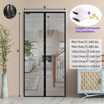 rideau moustiquaire gris clair maille fine anti moustiques adhésif auto fermant moderne chambre balcon