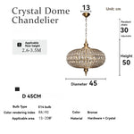 lustre pendentif cristal doré salon restaurant chambre exposition hall haute gamme creative