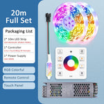 ruban led multicolore pixelé moderne adhésif contrôleur rf 5m 10m