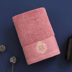 ensemble serviettes bain coton brodées grandes serviettes douche douces élégantes texture épaisse