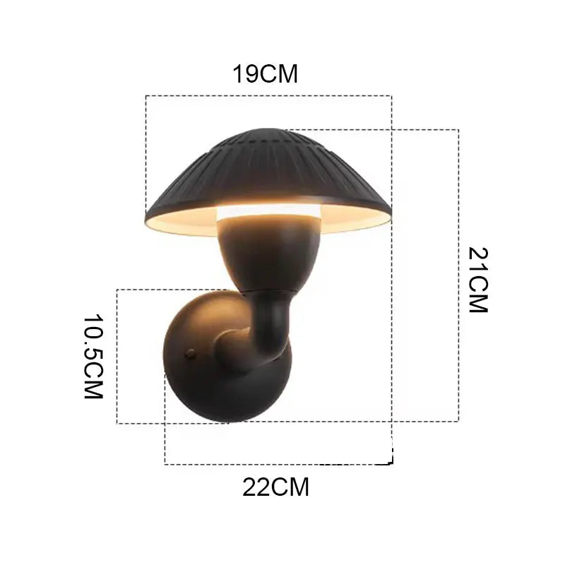 applique murale moderne aluminium noir ip65 12w éclairage maison led 249 2000lm