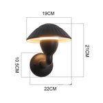 applique murale moderne aluminium noir ip65 12w éclairage maison led 249 2000lm