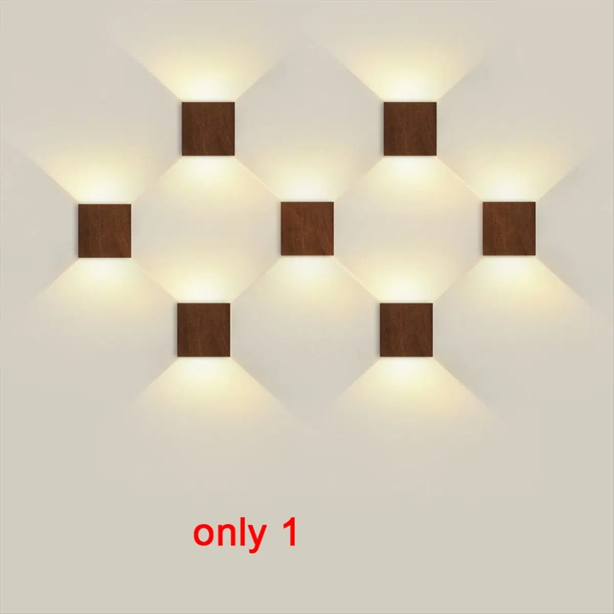 lampe murale moderne texture bois couleur naturelle minimaliste