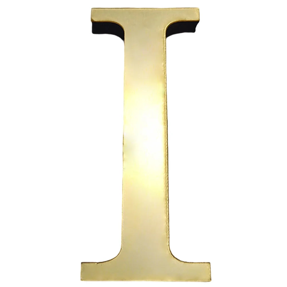 lettres murales or brillantes classiques adhésives alphabet anglais diy stickers decoration maison 10cm