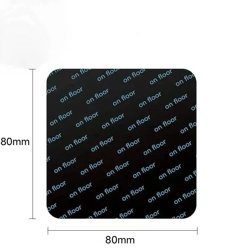tapis anti dérapant adhésif bleu clair gris microfibres moderne respectueux environnement salle bain