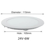 plaque led moderne blanc 12v 24v 3w 4w 6w 9w 12w 15w 25w ac