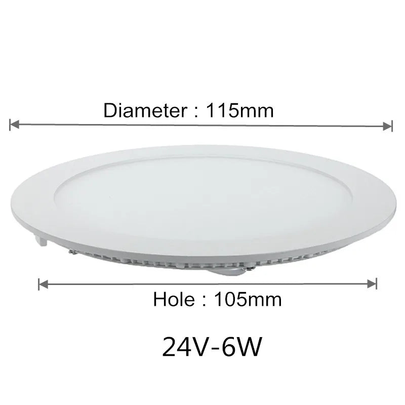 plaque led moderne blanc 12v 24v 3w 4w 6w 9w 12w 15w 25w ac
