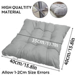 coussin siège carré anti décubitus amovible lavable moderne confortable tissu épais doux coutures horizontales