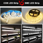 ruban led flexible blanc jaune 3000k 4000k 6000k adhésif moderne minimaliste 12v 24v 320leds